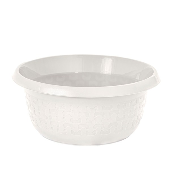 BRANQ-MISKA OKRĄGŁA COTTON 15L BIEL ANTYCZNA 1414