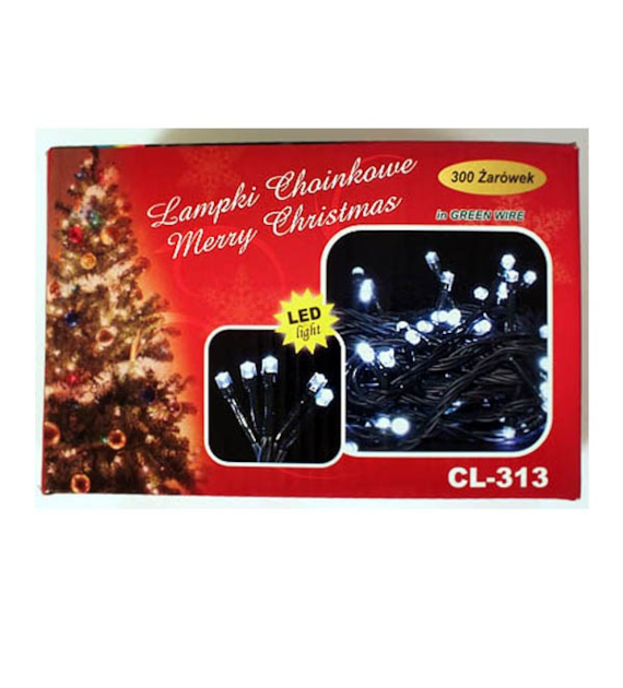 Lampki CHOINKOWE 300 LED MULTIKOLOR