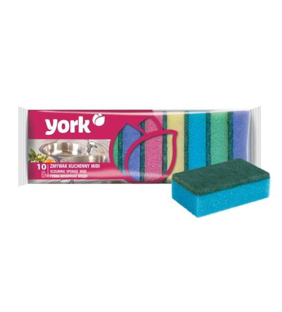 YORK-KPL. 10 ZMYWAKÓW  KUCHENNYCH *MIDI* 3001