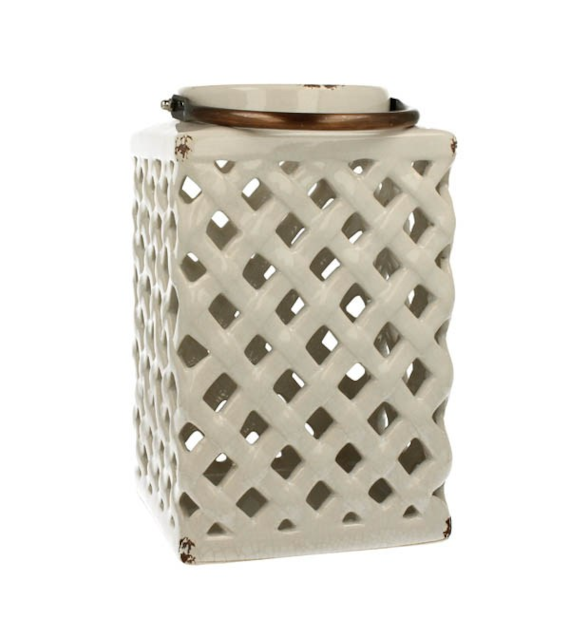 DUO-LAMPION CERAMICZNY 26CM BIAŁY YSC074B-S7255C