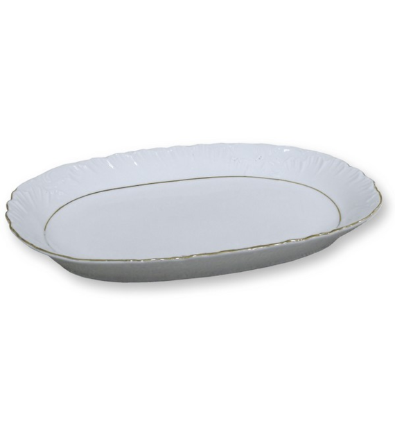 ĆMIELÓW-3604 PÓŁMISEK OWAL 33CM ROCOCO