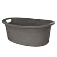 BRANQ-MISKA OWALNA COTTON 60L  CIEMNOSZARY MELANŻ 1460
