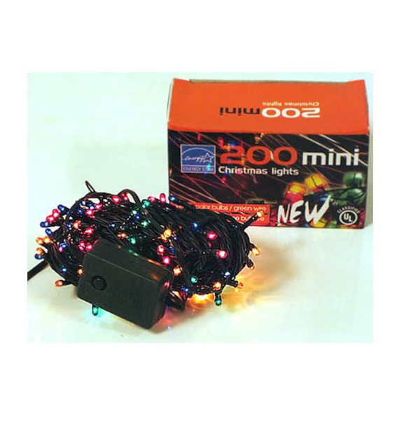 Lampki CHOINKOWE 200 RYŻ MULTICOLOR 776G