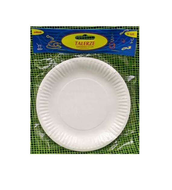 PIKNIK TALERZ KARTON 15CM 6SZT