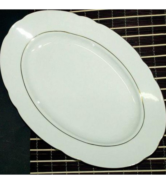 ĆMIELÓW-3604 PÓŁMISEK OWAL FESTON 33CM