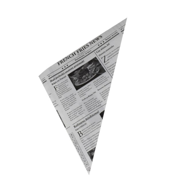 TORBA PAPIEROWA GAZETA *FRYTKA 220X220* 200G A'200