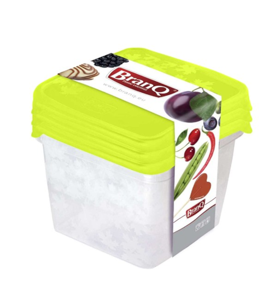 BRANQ-KPL. 3 POJEMNIKÓW KWADR.*RUKOLA* /1125/