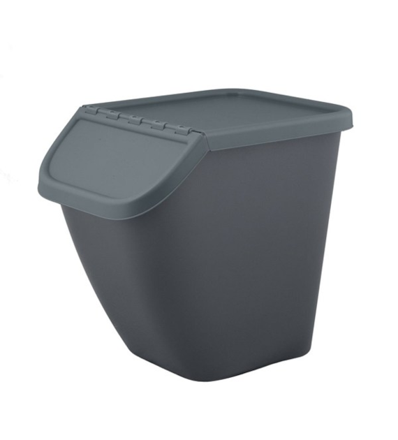 BRANQ-KOSZ DO SEGREGACJI *PELICAN* 23L SZARY /1323/