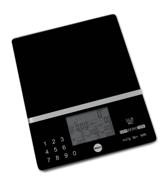ELDOM-WAGA KUCHENNA Z POMIAREM WARTOŚCI ODŻYWCZYCH 5KG DWK200