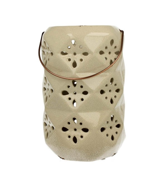 DUO-LAMPION CERAMICZNY 26CM KREMOWY YSD895-B89