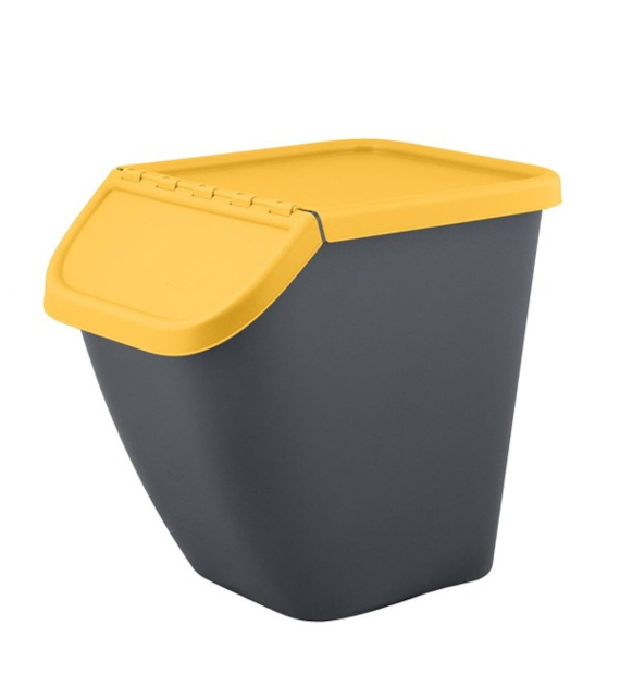 BRANQ-KOSZ DO SEGREGACJI *PELICAN* 23L ŻÓŁTY /1323/