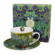 DUO-FILIŻANKA 270ML ZE SPODKIEM *VINCENT VAN GOGH-IRISES