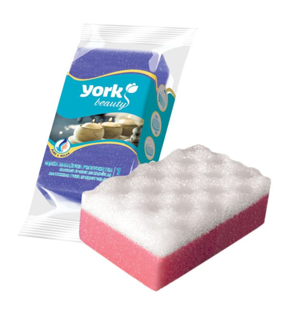 YORK-GĄBKA MASAŻOWA PROSTOKĄTNA 1104