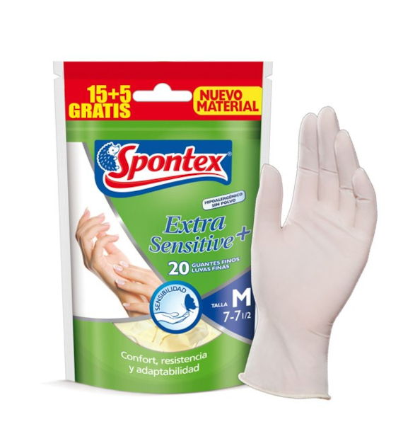 SPON-RĘKAWICE 15+5 EXTRA SENSITIVE *M*
