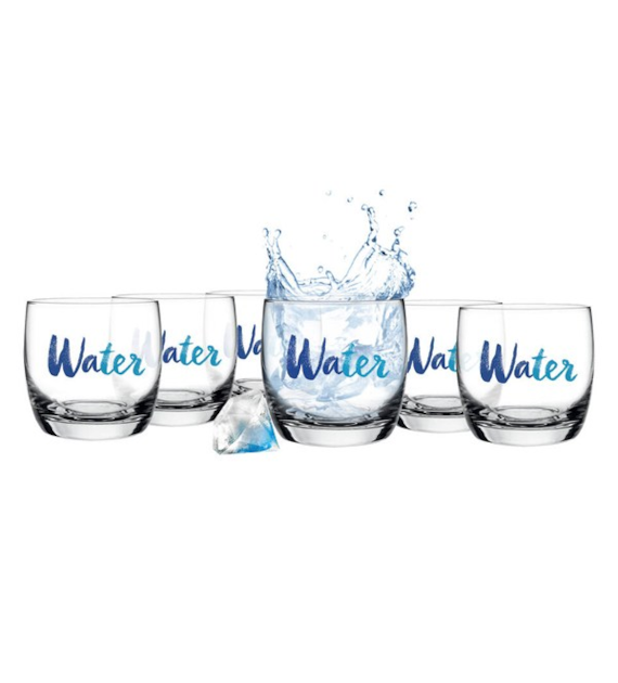 GLA-6 SZKLANEK 260ML *WATER*