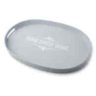 MON-TACA OWALNA 44X30 SZARA HOME SWEET 7543