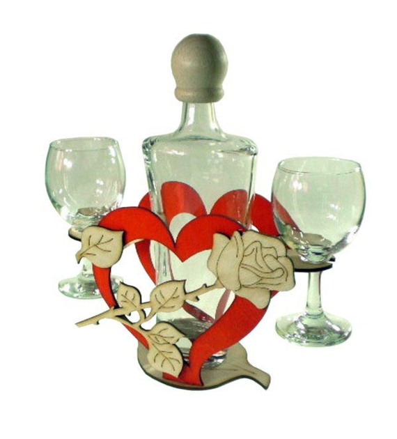 AN-KARAFKA *SERCE* WINO 529