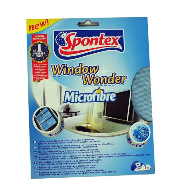 SPON-ŚCIERECZKA MIKROFIBRA DO POWIERZCHNI SZKLANYCH