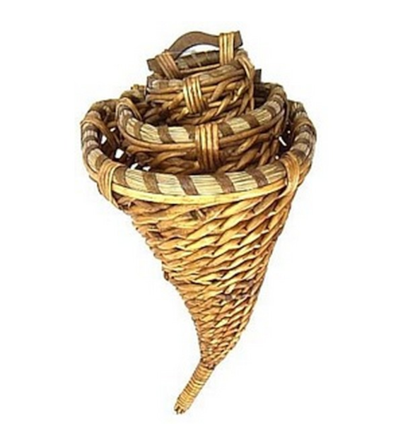 KOSZYK DEKOR RÓG      T00438-2