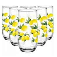 GLASMARK-6 SZKLANEK *CYTRYNA* 400ML