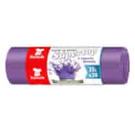 AKU- WORKI NA SMIECI WIĄZANE 35L '20SZT LAWENDOWE