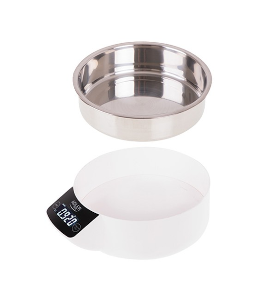 ADLER-WAGA KUCHENNA ELEKTRONICZNA Z MISĄ AD3166