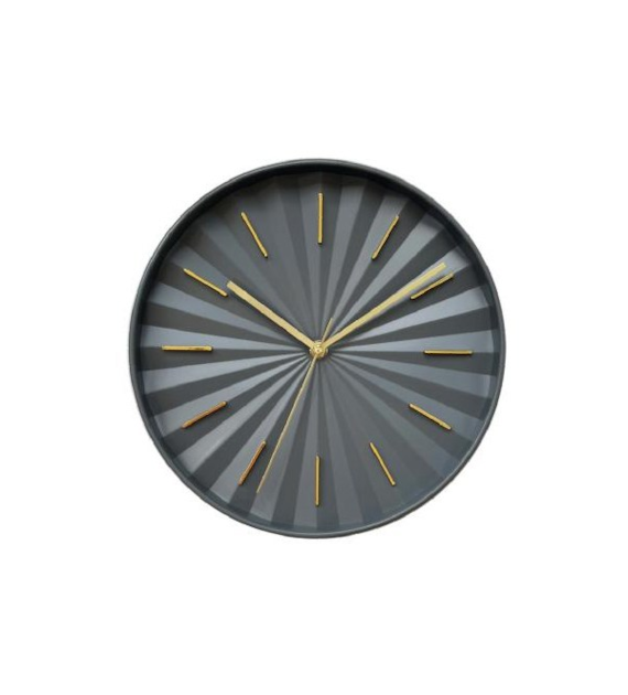 AS-ZEGAR ŚCIENNY 28CM SZARY