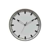 AS-ZEGAR ŚCIENNY 40CM BIAŁA TARCZA/DREWNO