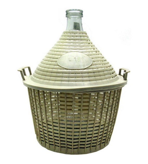 BALON W KOSZU PLAST. 10L(rozmiar korka 3 czerwony)