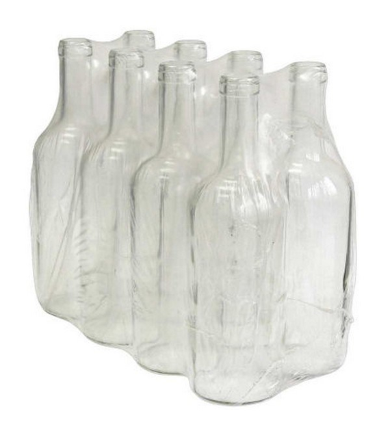 8 SZT. BUTELEK DO WINA 0,75L BIAŁA 631461