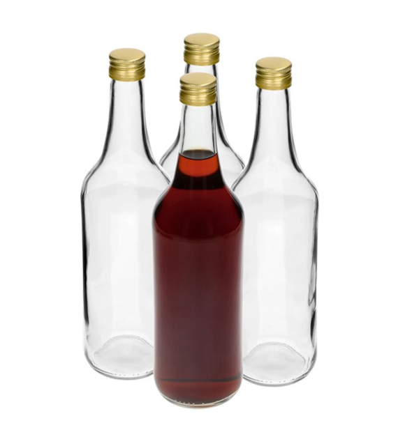 BRO-4-BUTELEK 700ML Z ZAKRĘTKĄ *STOŁOWA* 631453