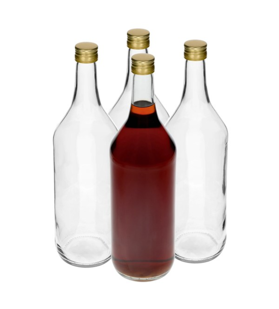 BRO-4-BUTELEK 1L Z ZAKRĘTKĄ *STOŁOWA* 631454
