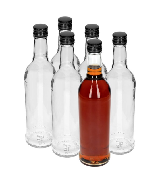 BRO-6-BUTELEK 500ML Z ZAKRĘTKĄ *SMUKŁA* 631545