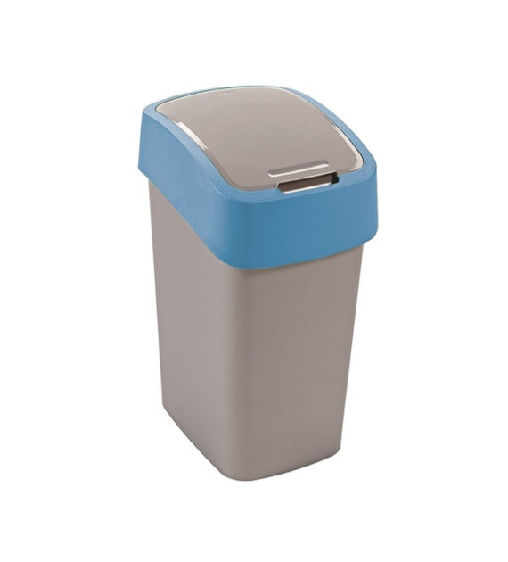 KOSZ NA ŚMIECI *FLIP BIN* 10L NIEBIESKA POKRYWA 217816