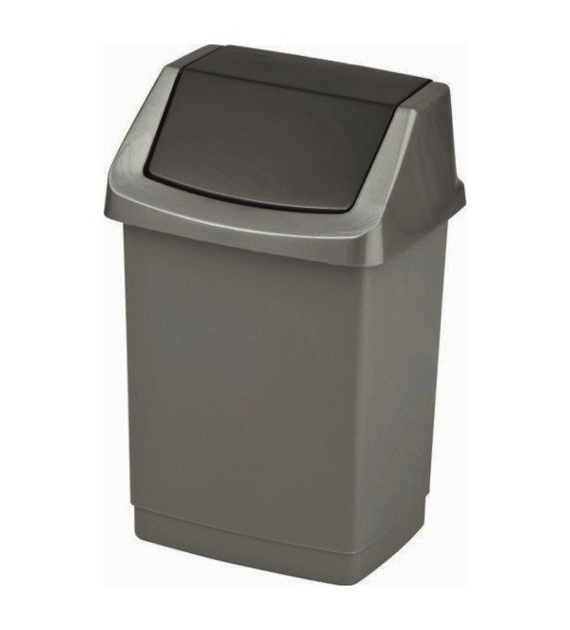 KOSZ UCHYLNY CLICK IT 50L SREBRNY 174990