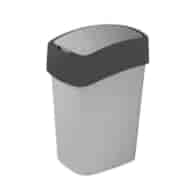KOSZ NA ŚMIECI *FLIP BIN* 10L SZARA POKRYWA 186133