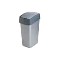 KOSZ NA ŚMIECI *FLIP BIN* 45L SZARA POKRYWA 186181