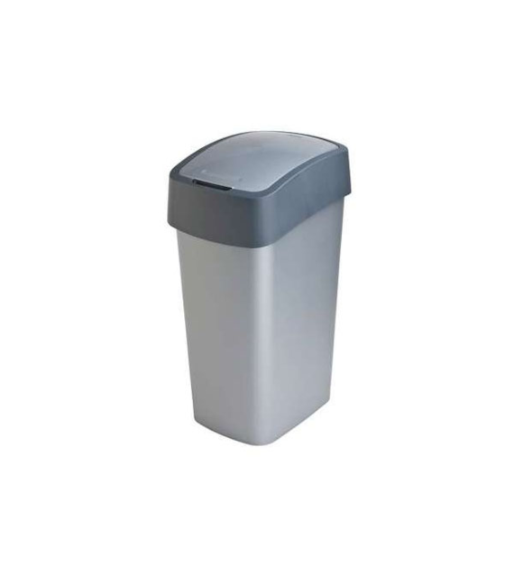 KOSZ NA ŚMIECI *FLIP BIN* 45L SZARA POKRYWA 186181