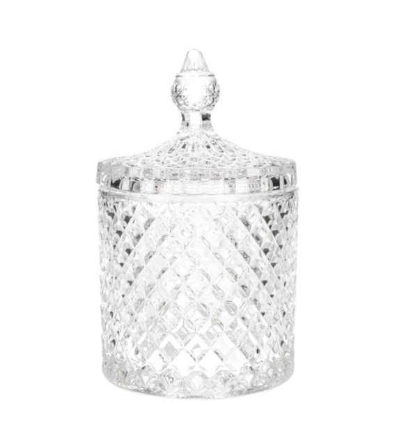 AS-CUKIERNICA SZKLANA FI10,5XH16,5CM 600ML AST22062