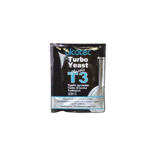 ALCOTEC-TURBO DROŻDŻE T3 CLASIC 120G 1031