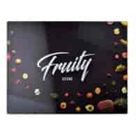 MON-DESKA SZKLANA MAŁA 20X30 FRUITY CZARNA 4536