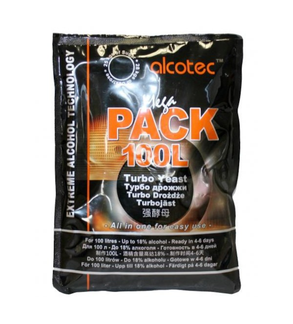 ALCOTEC-TURBO DROŻDŻE MEGAPACK 100L 360G 0034