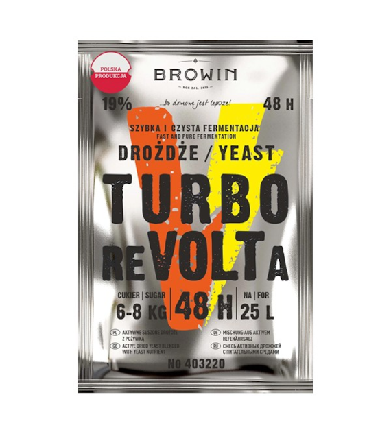 BR-DROŻDZE GORZELNICZE TURBO 48H 25L 403220