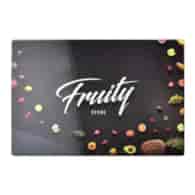 MON-DESKA SZKLANA MAŁA 20X30 FRUITY SZARA 0856
