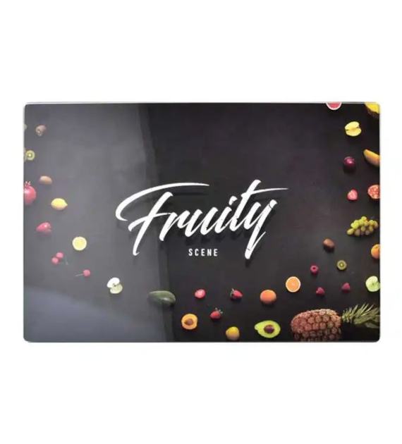MON-DESKA SZKLANA MAŁA 20X30 FRUITY SZARA 0856