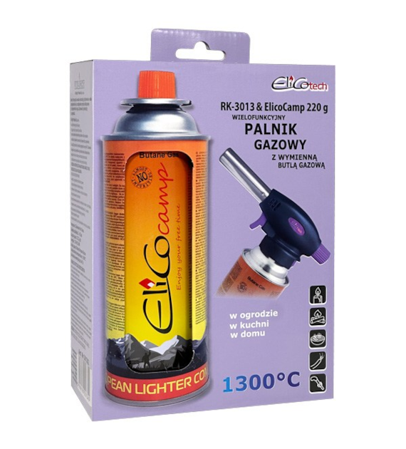 EL-KPL. PALNIK GAZOWY RK-3013+GAZ 220GR 301302