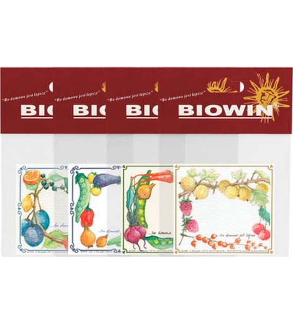 BIOWIN- ETYKIETA SAMOPRZYLEPNA A'30 PRZTWORY 84*46MM 660013