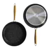 EB-PATELNIA ALUMINIOWA GREBLON ZŁOTA 20CM 7465