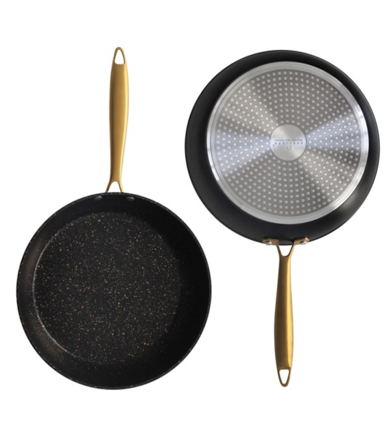 EB-PATELNIA ALUMINIOWA GREBLON ZŁOTA 20CM 7465