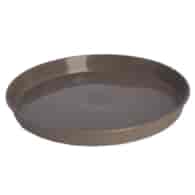 PODSTAWKA DREWNOPODOBNA * 2* SZARO-BEŻOWA 19cm